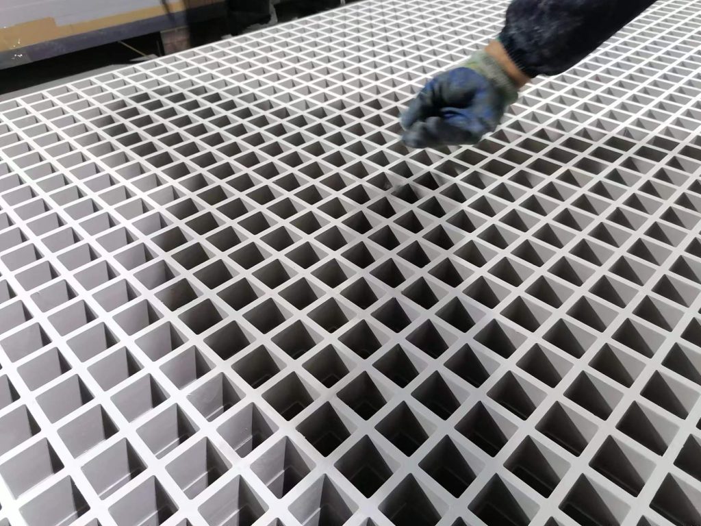 TFcomposite为三星电子元件厂提供玻璃钢格栅走道