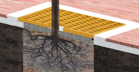 Fiberglass Tree Grate